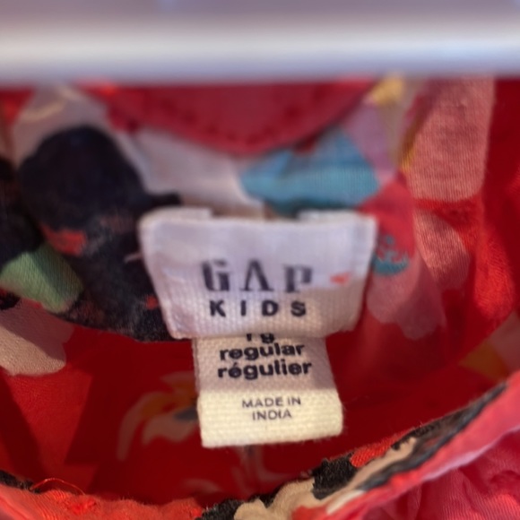 Gap Kids Hula Red Floral tank - Picture 3 of 4